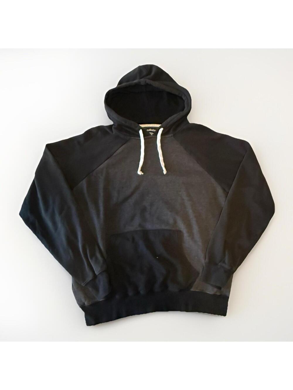 Hoodiebuddie Hoodie Men Large Gray Full Zip Sweatshirt Drawstring See Descript.